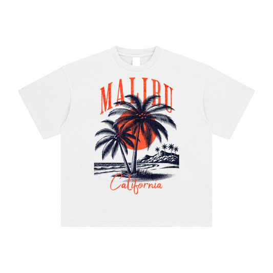 Vintage Tee "Malibu California"