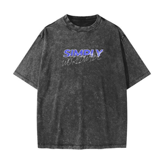 Vintage Heavyweight Tee "Simply Worldwide"