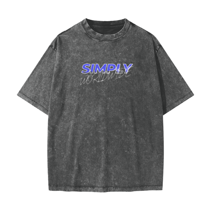 Vintage Heavyweight Tee "Simply Worldwide"