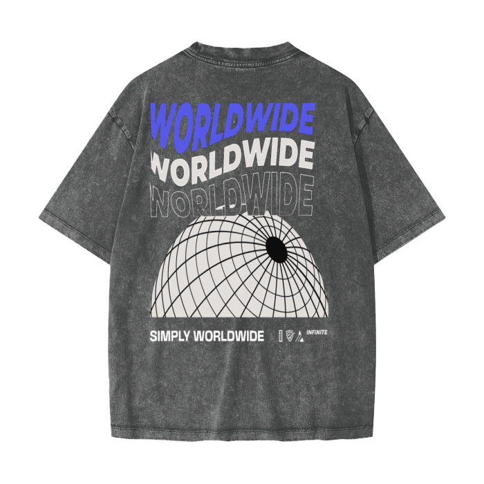 Vintage Heavyweight Tee "Simply Worldwide"